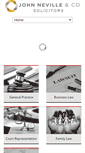 Mobile Screenshot of johnnevilleandco.ie