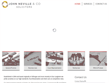 Tablet Screenshot of johnnevilleandco.ie